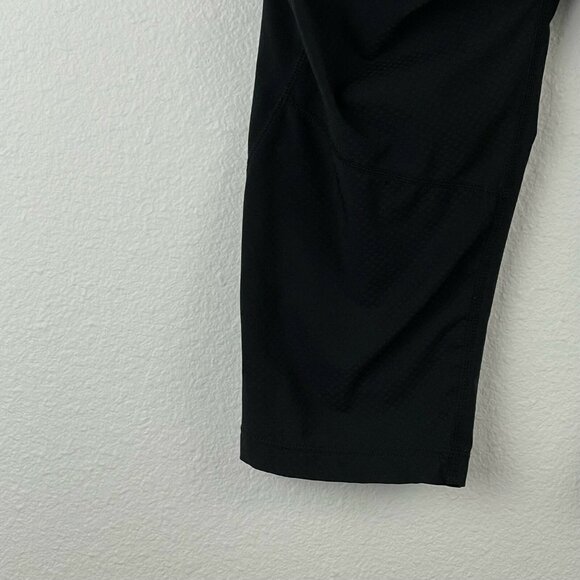 Athleta Dobby Capri Leggings Womens Size Small Athletic Workout Black - Picture 9 of 10